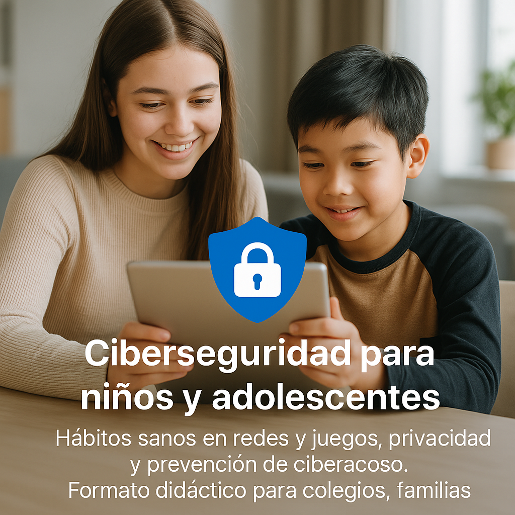 Ciberseguridad para niños y adolescentes